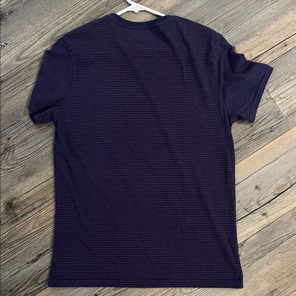 Goodfellow & Co Dark Blue Striped Tee - Picture 4 of 4